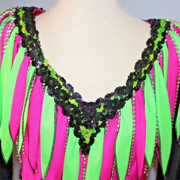 Stylish Rhythmic Gymnastics Leotard, Acrobatic Competition Baton Dance Costume - Picture 6 of 16